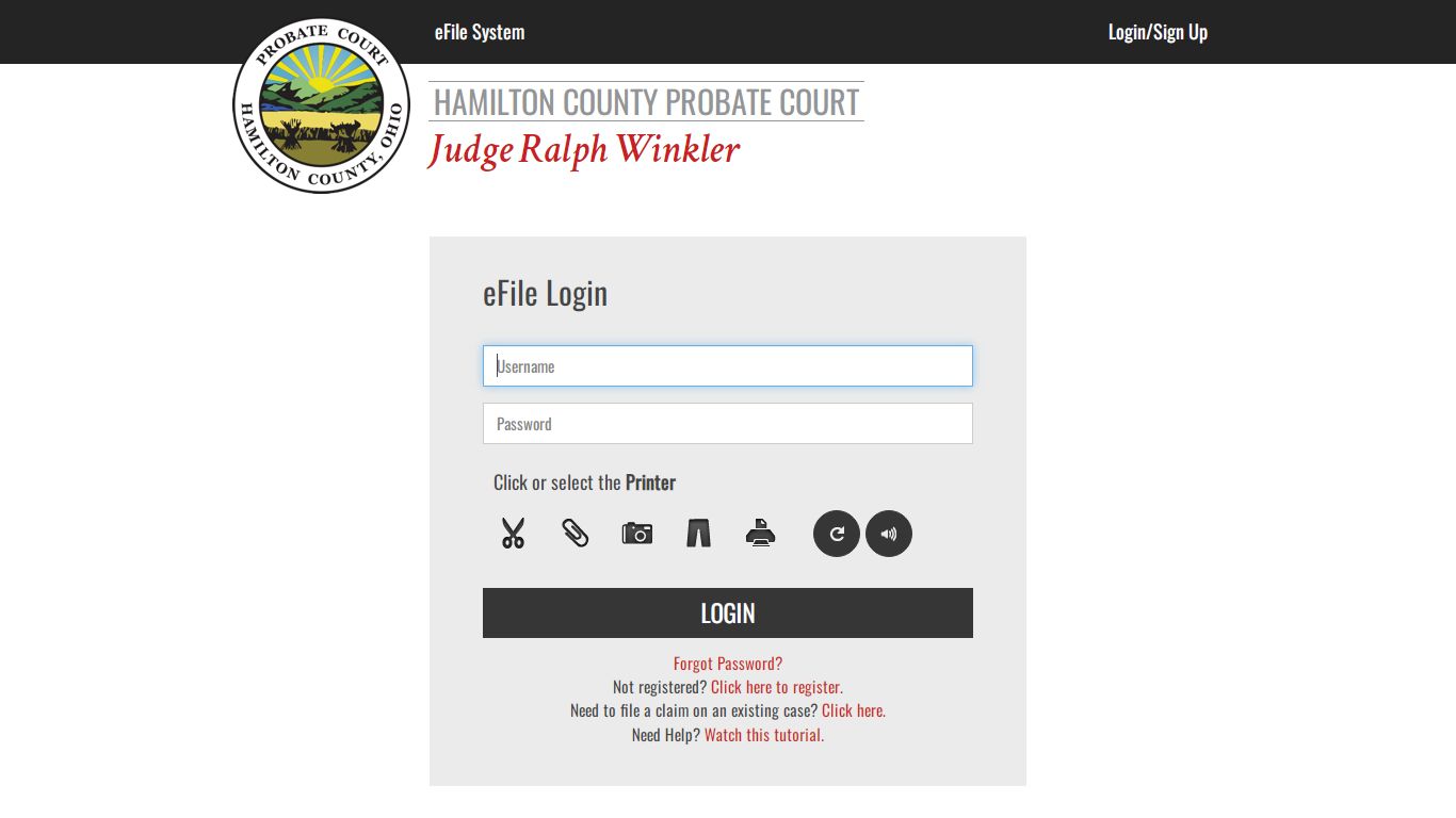Login | Probate eFile
